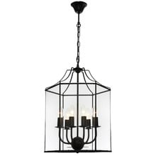 Maurice Metal & Glass 6 Light Pendant